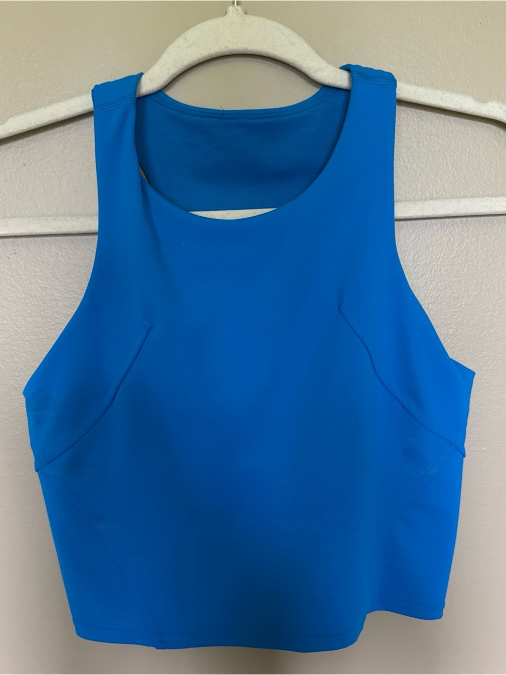 Lululemon Invigorate Blue Women's Sleeveless Crop Tank Top